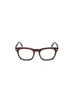Tom Ford Eyewear - FT5870-B 50 052. Brown Solid Acetate Square Eyewear Frame (50)