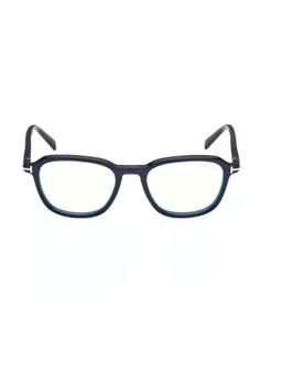 Tom Ford Eyewear - FT5980-B 51 090. Blue Solid Acetate Square Eyewear Frame (51)