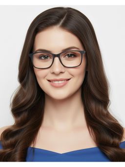 HASHTAG EYEWEAR - MSYR-1188842-BLU Blue Solid Pc Rectangle Computer Glasses (53)