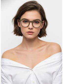 HASHTAG EYEWEAR - MSYR-1188872-GRN Green Solid Pc Round Computer Glasses (50)