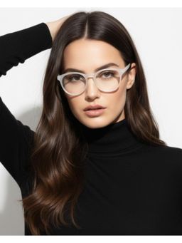 HASHTAG EYEWEAR - MSYR-1188872-TRAN Clear Solid Pc Round Computer Glasses (50)