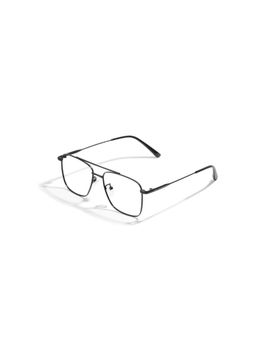 SAM AND MARSHALL - ORE_GUN_METTAL_10484 Grey Solid Metal Square Computer Glasses