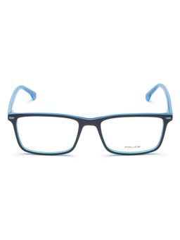 Police - VK061K50WTRFR Blue Solid Acetate Rectangle Eyewear Frame (50)