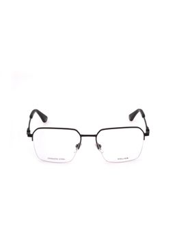Police - VPLL68K54531FR Black Solid Metal Square Eyewear Frame (54)