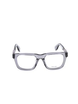 Police - VPLN29K524G0FR Grey Solid Acetate Square Eyewear Frame (52)