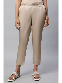 Aurelia - Gold Straight Fit Trouser Pants