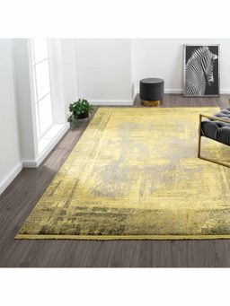 OBSESSIONS - Machine Made Anti-Static Traditional Carpet, Mustard