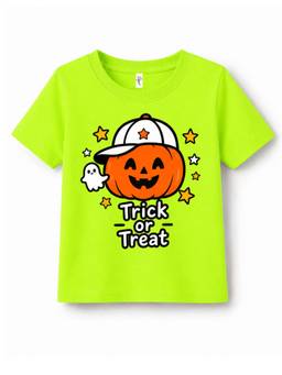 KAVEE - Unisex Green Cotton Half Sleeves T-Shirt