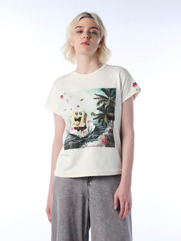 ONLY - Women's Graphic Regular Fit T-Shirt