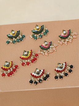 OOMPH - Meenakari Ethnic Drop Earrings