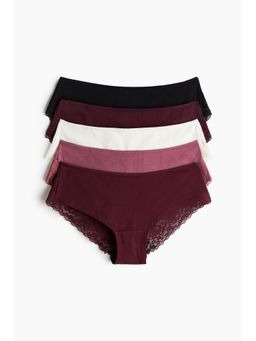 H&M - Women Multi-Color 5-Pack Hipster Briefs