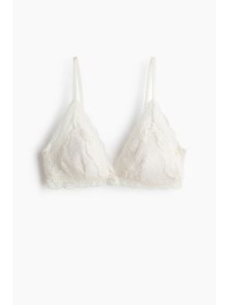 H&M - Women White Padded Soft Lace Bra