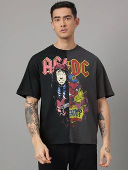 Free Authority - Aced Printed Loose Fit T-Shirt