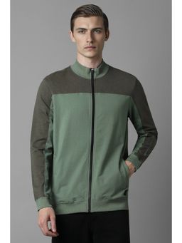 Louis Philippe - Men Casual Olive Print Jacket