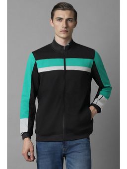 Louis Philippe - Men Casual Green Color Block Jacket