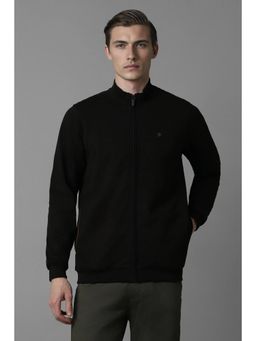 Louis Philippe - Men Casual Black Solid Jacket