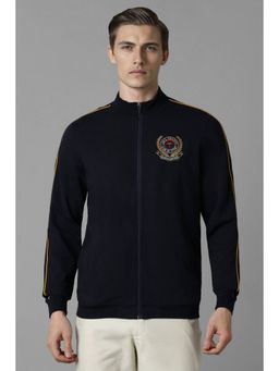 Louis Philippe - Men Casual Black Embroidered Jacket