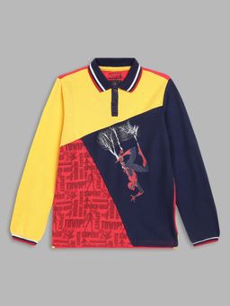 Blue Giraffe - Marvel Spiderman Graphic Full Sleeve T-shirt