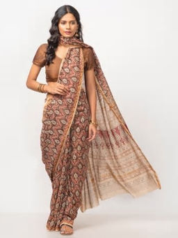Fabindia - Cotton Silk Kalamkari Sari