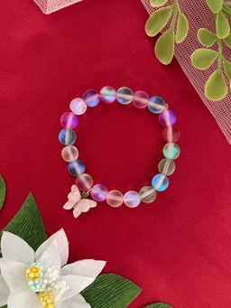 Digital Dress Room - Multi-Color Butterfly Charm Bracelet