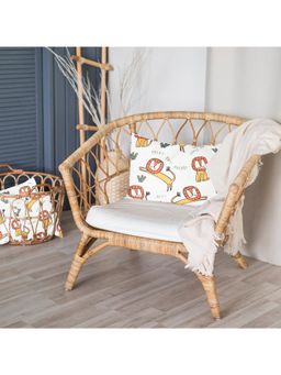 The Baby Atelier - 100% Organic Baby Pillow Cover without Fillers Lion Print
