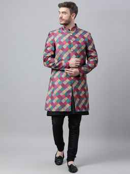 HANGUP - Ethnicwear Sherwani for Men - Multi Color