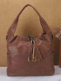 Mochi - Women Brown Tote Bag (10)