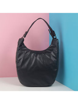 Metro - Women Solid Black Handbag (10)