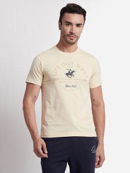 Beverly Hills Polo Club - Life Out West Cream T-Shirt