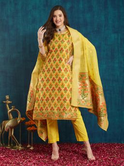 Gahan - Womens Pant Fabric Pant Print Kurta With Dupatta (Set of 3)