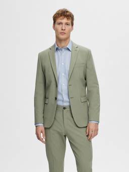 Selected - Green Double Button Tailored Blazer