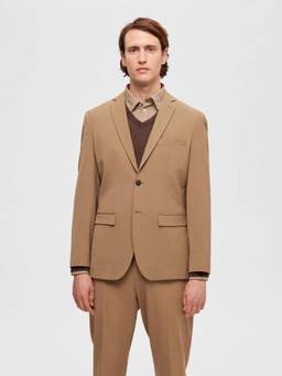 Selected - Brown Slim Fit Mens Blazer