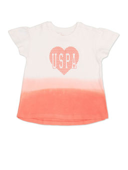 U.S. POLO ASSN. - Tonal Brand Print Ombre T-Shirt