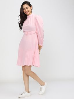 TOKYO TALKIES - Womens Pink Above Knee Length Dress (Set of 2)