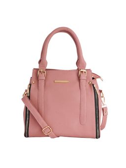 Lapis O Lupo - Pink Solid-Plain Handbag