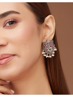 Fabindia - Metal Multi-Colour Drop Earrings