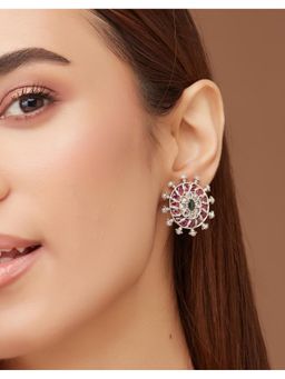 Fabindia - Metal Multi-Colour Stud Earrings