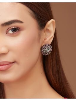 Fabindia - Metal Multi-Colour Stud Earrings