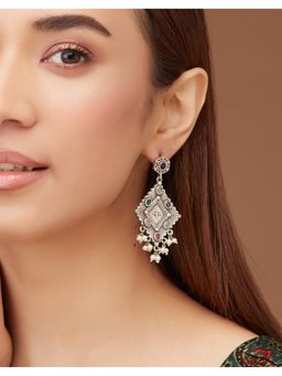 Fabindia - Metal Multi-Colour Dangler Earrings