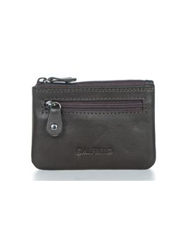 Calfnero - Daily Zip Coin and Key Pouch-Brown
