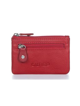 Calfnero - Daily Zip Coin and Key Pouch-Red