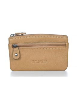 Calfnero - Classic Mini Leather Pouch-Camel