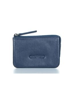 Calfnero - Pocket Leather Coin Holder-Blue