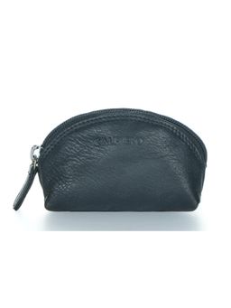 Calfnero - Slim Zip Coin and Key Pouch-Black