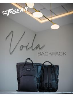 F Gear - Voila 18L Black Backpack