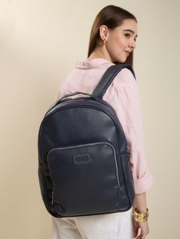 Caprese - Uranus Women Navy Blue Large 16 Inch Laptop Backpack