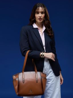 Caprese - Dee Women Tan Large Satchel Bag