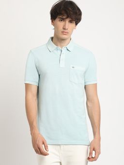 The Bear House - Men's Solid Regular Fit Polo T-Shirt