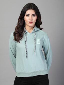 RIGO - Women Jade Oversized Printed Fleece Hoodie
