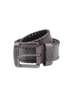 Superdry - Leather Belt Amano - Chocolate
